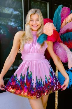 Queen Of Sparkles WHAT'S NEW This Queen Is On Fire Dress